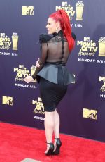 JUSTINA VALENTINE at 2018 MTV Movie and TV Awards in Santa Monica 06/16/2018