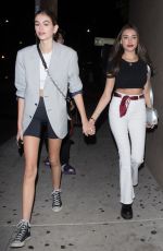 KAIA GERBER and MADISON BEER Night Out in Los Angeles 06/19/2018