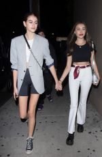 KAIA GERBER and MADISON BEER Night Out in Los Angeles 06/19/2018
