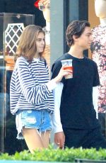 KAIA GERBER and Travis Jackson Out in Los Angeles 06/21/2018