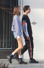 KAIA GERBER and Travis Jackson Out in Los Angeles 06/21/2018