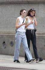 KAIA GERBER Out Shopping with a Friend in New York 06/02/2018