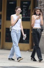 KAIA GERBER Out Shopping with a Friend in New York 06/02/2018