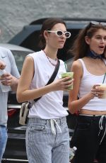 KAIA GERBER Out Shopping with a Friend in New York 06/02/2018