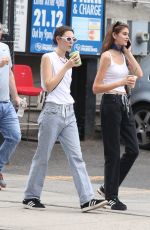 KAIA GERBER Out Shopping with a Friend in New York 06/02/2018