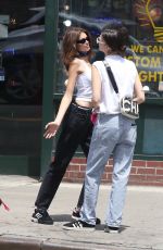 KAIA GERBER Out Shopping with a Friend in New York 06/02/2018