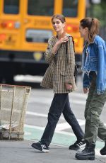 KAIA GERBER Out With a Friend in New York 06/13/2018