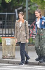 KAIA GERBER Out With a Friend in New York 06/13/2018