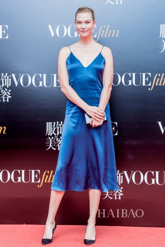 KARLIE KLOSS at 2018 Vogue Film Gala in Shanghai 06/15/2018