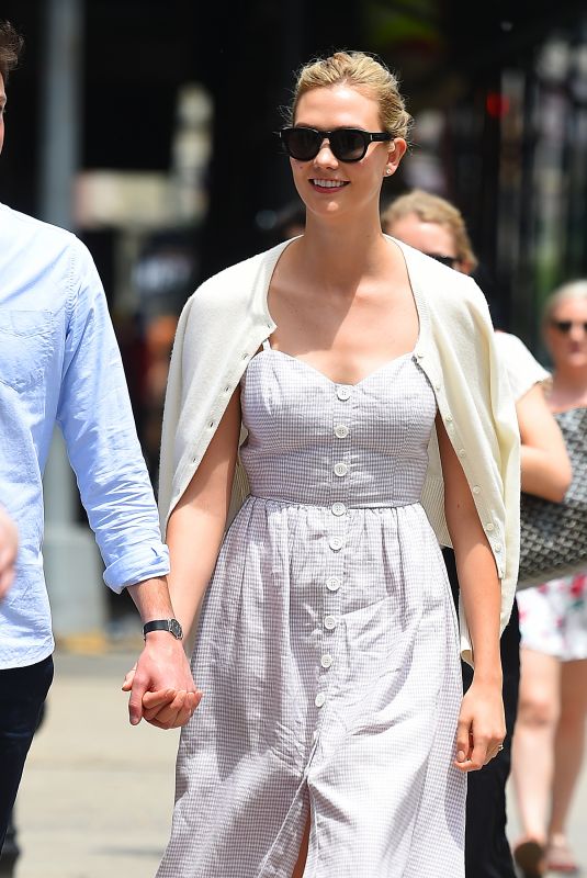 KARLIE KLOSS Out and About in New York 06/02/2018