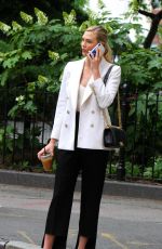 KARLIE KLOSS Out at Washington Square Park in New York 06/07/2018