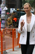 KARLIE KLOSS Out at Washington Square Park in New York 06/07/2018
