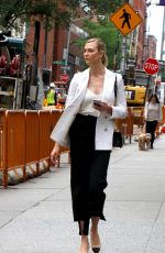 KARLIE KLOSS Out at Washington Square Park in New York 06/07/2018