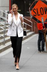 KARLIE KLOSS Out at Washington Square Park in New York 06/07/2018