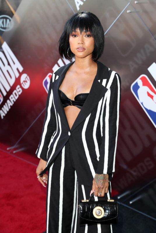 KARRUECHE TRAN at 2018 NBA Awards at Barker Hangar in Santa Monica 06/25/2018