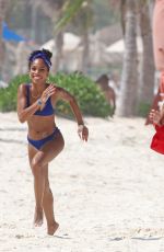 KARRUECHE TRAN in Bikini at a Beach in Cancun 06/28/2018