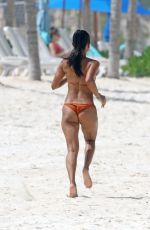 KARRUECHE TRAN in Bikini at a Beach in Cancun 06/28/2018