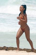 KARRUECHE TRAN in Bikini at a Beach in Cancun 06/28/2018