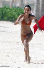 KARRUECHE TRAN in Bikini at a Beach in Cancun 06/28/2018