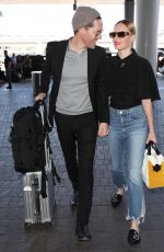 KATE BOSWORTH and Michael Polish at LAX Airport in Los Angeles 06/28/2018
