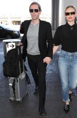 KATE BOSWORTH and Michael Polish at LAX Airport in Los Angeles 06/28/2018