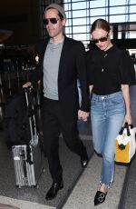 KATE BOSWORTH and Michael Polish at LAX Airport in Los Angeles 06/28/2018