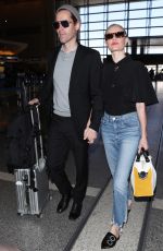 KATE BOSWORTH and Michael Polish at LAX Airport in Los Angeles 06/28/2018