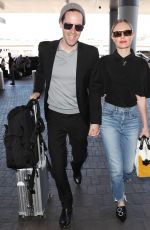 KATE BOSWORTH and Michael Polish at LAX Airport in Los Angeles 06/28/2018