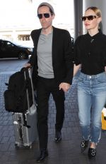 KATE BOSWORTH and Michael Polish at LAX Airport in Los Angeles 06/28/2018