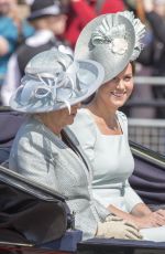 KATE MIDDLETON at Trooping the Colour Ceremony in London 06/09/2018