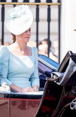 KATE MIDDLETON at Trooping the Colour Ceremony in London 06/09/2018