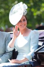 KATE MIDDLETON at Trooping the Colour Ceremony in London 06/09/2018