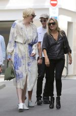 KATE MOSS, KELLY OSBOURNE and GWENDOLINE CHRISTIE Out in Paris 06/24/2018