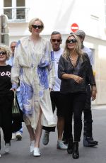 KATE MOSS, KELLY OSBOURNE and GWENDOLINE CHRISTIE Out in Paris 06/24/2018