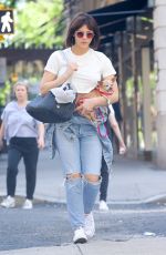 KATHARINE MCPHEE in Ripped Jeans Out in New York 06/16/2018