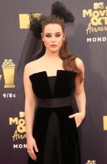 KATHERINE LANGFORD at 2018 MTV Movie and TV Awards in Santa Monica 06/16/2018