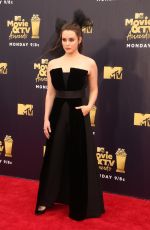 KATHERINE LANGFORD at 2018 MTV Movie and TV Awards in Santa Monica 06/16/2018