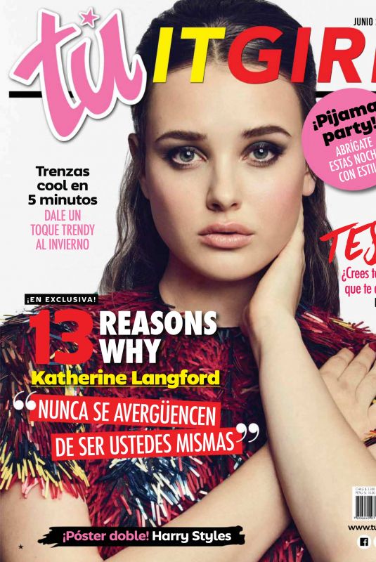 KATHERINE LANGFORD in Tu Magazine, Chile June 2018