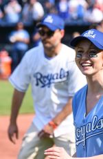KATHERINE MCNAMARA at Big Slick Celebrity Softball in Kansas City 06/01/2018