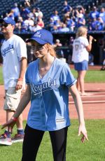 KATHERINE MCNAMARA at Big Slick Celebrity Softball in Kansas City 06/01/2018