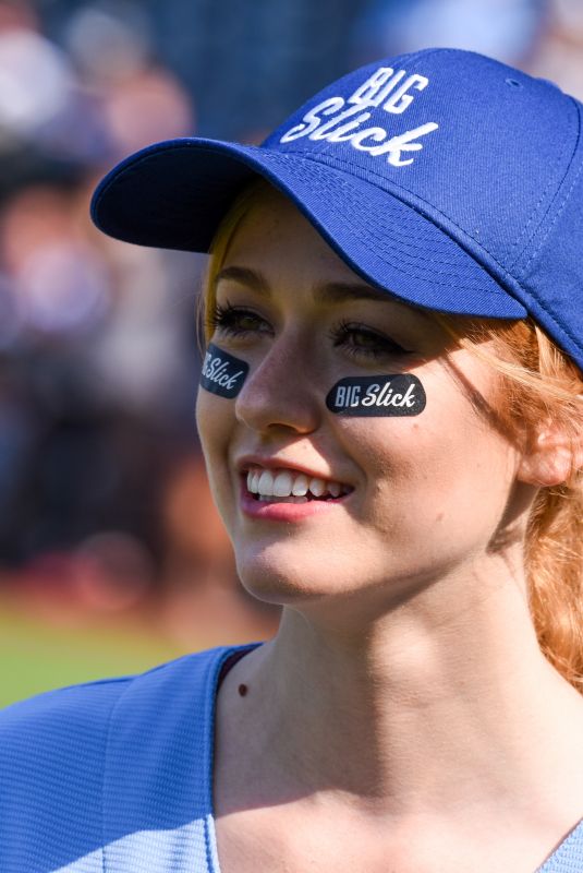 KATHERINE MCNAMARA at Big Slick Celebrity Softball in Kansas City 06/01/2018