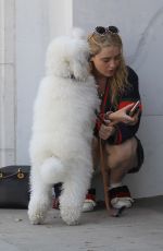 KATHRYN NEWTON Out with Her Dog on Rodeo Drive in Beverly Hills 06/20/2018