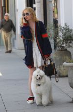KATHRYN NEWTON Out with Her Dog on Rodeo Drive in Beverly Hills 06/20/2018