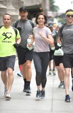 KATIE HOLMES at Johns Westin Hotels & Resorts to Run in New York 06/06/2018