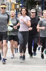 KATIE HOLMES at Johns Westin Hotels & Resorts to Run in New York 06/06/2018