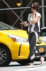 KATIE HOLMES Heading to a Gym in New York 06/26/2018