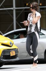 KATIE HOLMES Heading to a Gym in New York 06/26/2018