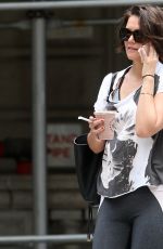 KATIE HOLMES Heading to a Gym in New York 06/26/2018