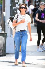 KATIE HOLMES in Jeans Out in New York 06/08/2018