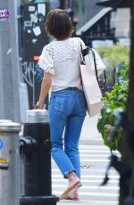 KATIE HOLMES in Jeans Out in New York 06/08/2018